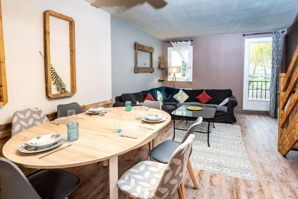 Apartamento Duplex cosy et contemporain avec parking privé Amiens Exterior foto